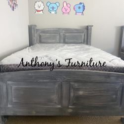 Full Size Bed & Bamboo Mattress 