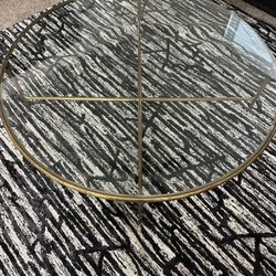 Restoration Hardware Thaddeus Round Coffee Table 