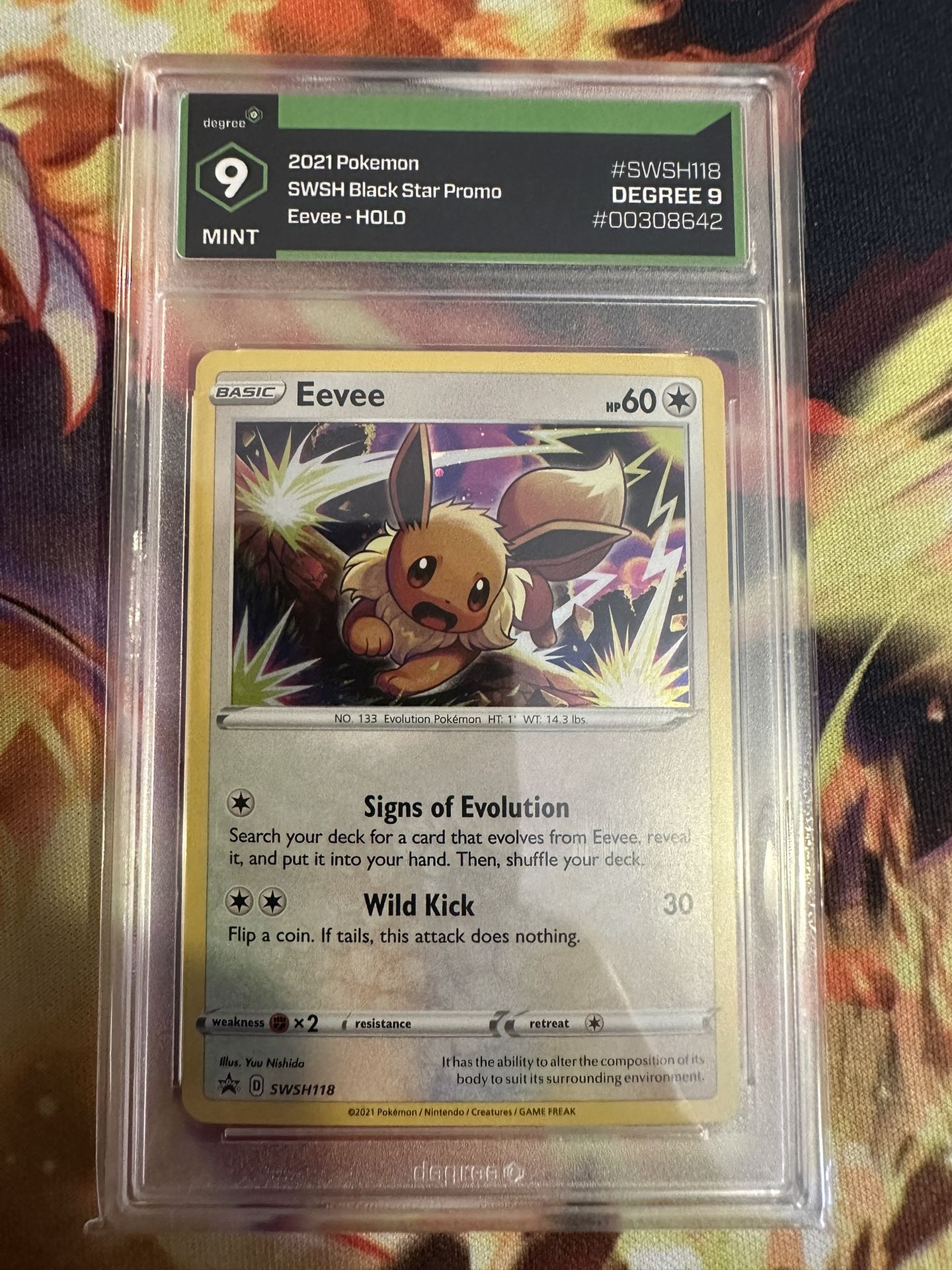 Pokemon eevee promo (GRADED N/M 9)