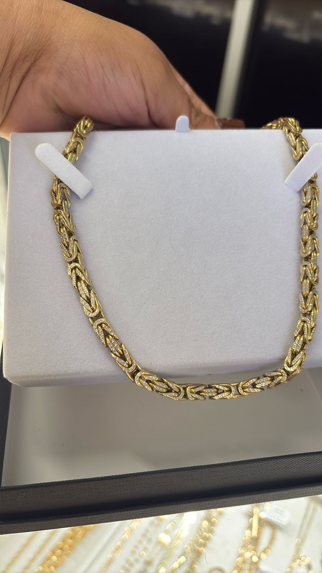 Franco Necklace Diamond Cut 10kt 52.1 Grms 