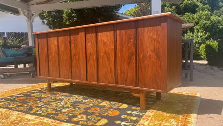 Gorgeous mid century walnut credenza