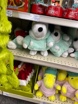 Peanut Snoopy Plush Christmas