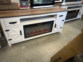 New,70”TV stand With Fireplace( Already Assembled