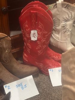Fair special all brand new boots $25 each