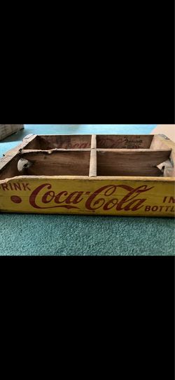 Vintage Coca Cola Wooden Crate