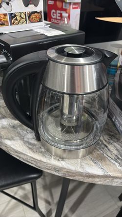 Glass Electric Kettle with Tea Infuser