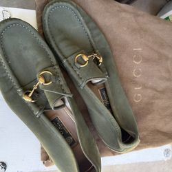 Men’s Olive Gucci Shoes 8.5