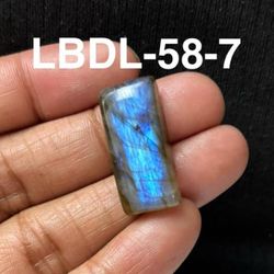 Labradorite Rectangle Shape Natural Gemstone Cabochon-LBDL-58-7