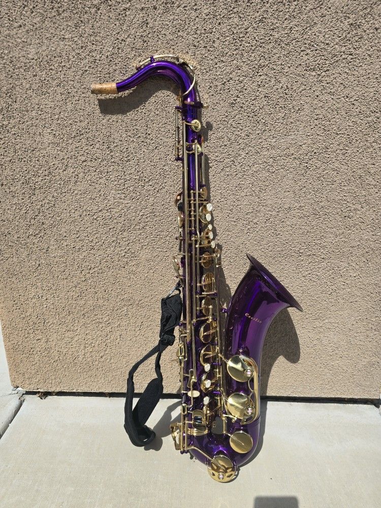 Purple Tenor Saxophone