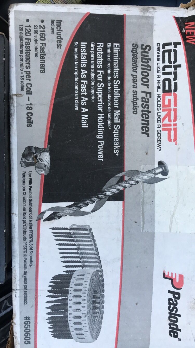 Subfloor screws