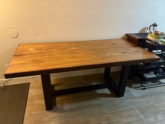 Very Large Modern Rustic Dining Table For Sale
