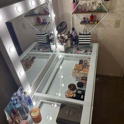 57” Ava White Vanity 