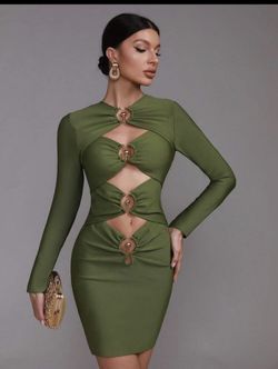 Cut Out Front Bodycon Dress