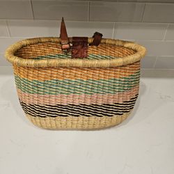 African Bicycle Basket