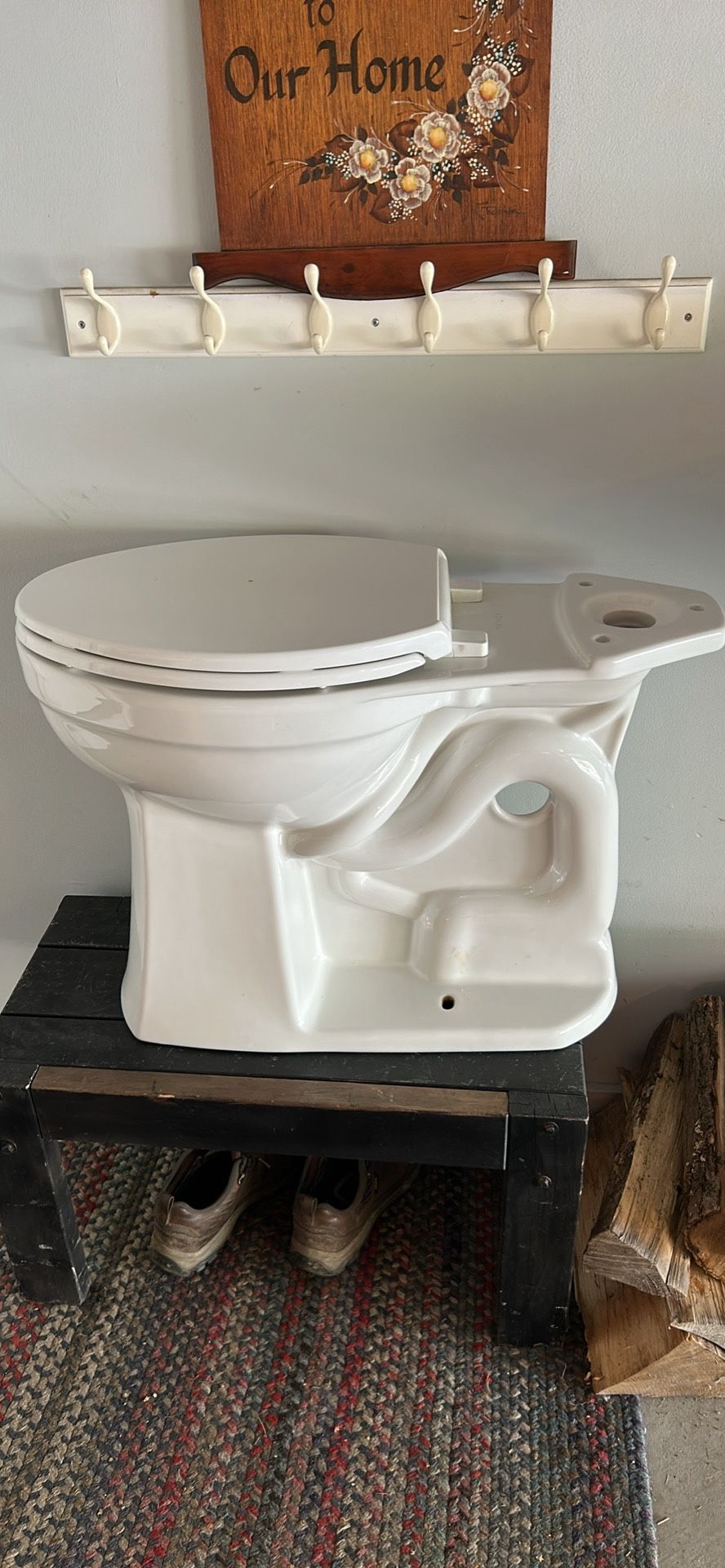 Kohler 19 inch brand new toilet installed, but never used