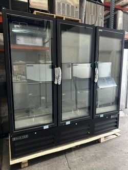 Freezer 3 Door Glass
