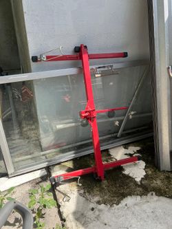 Red Steel Drywall Panel Lift/ Hoist