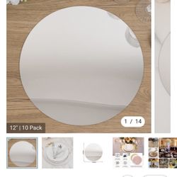 Round Mirrors For Centerpieces