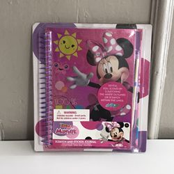 Minnie Mouse Scratch And Sticker Journal