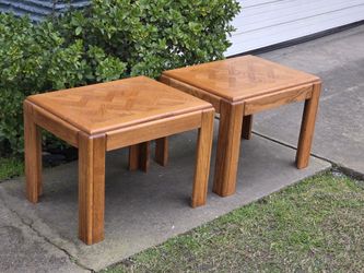 Parquet Coffee Side Tables