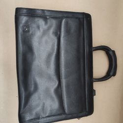 Leather Briefcas Bag With Leather Lining