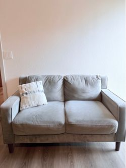Small grey couch
