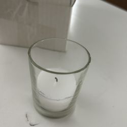 Clear Glass Votive Candles Holders - $50