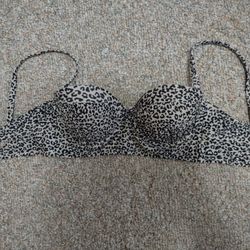 Xhilaration Medium Leopard Bikini Top 