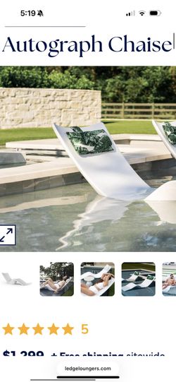 Ledge Lounge - Autograph Chaise Chair
