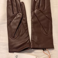 Quince Leather Gloves With Cashmere Lining