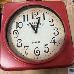 Red Vintage Clock