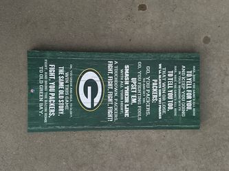 Green Bay Packers wall art game room decor sports bar sports room poster