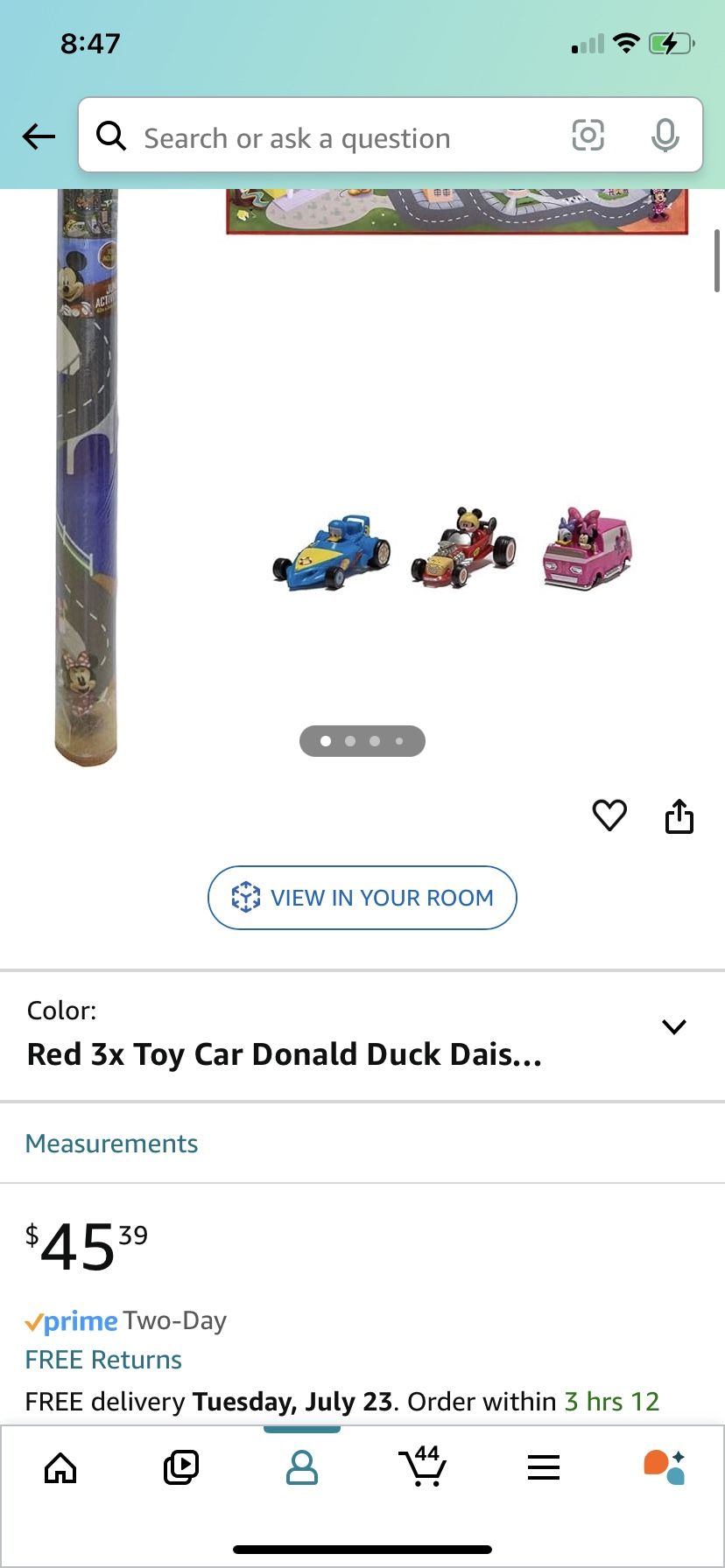 New - Disney Mickey Mouse Interactive Kids’ Rug Set