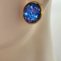 Blue and Golden Studs