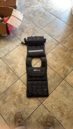 Weighted weight vest
