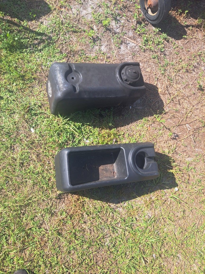 Zero Turn Gas Tank And Cup Holder