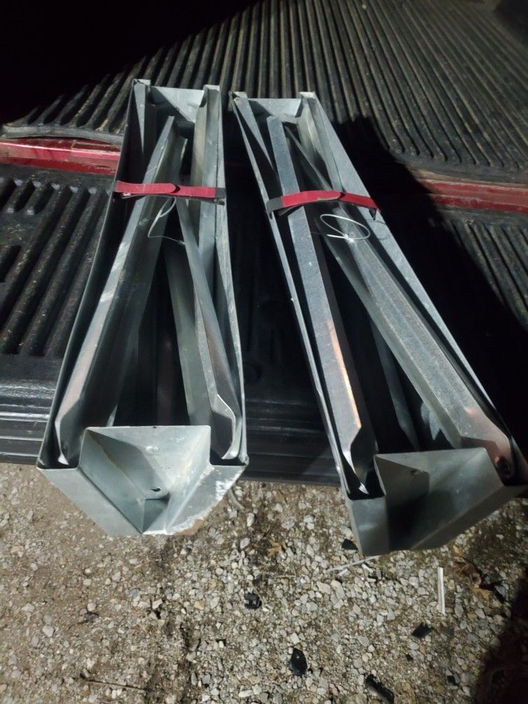 Pair Of Portable Metal Sawhorses