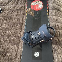 Arbor Snowboard And Trilogy Bindings 