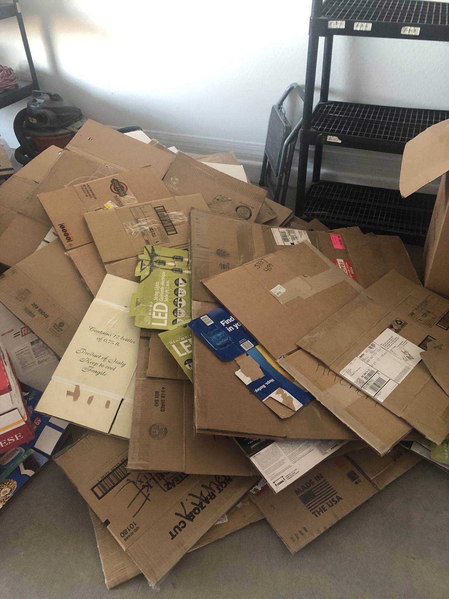 Free moving boxes.