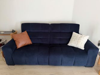 Blue sofa