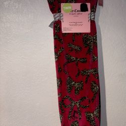 Juicy Couture Leopard Bow Blanket