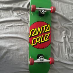 Barely Used Santa Cruz 8.3 Skateboard