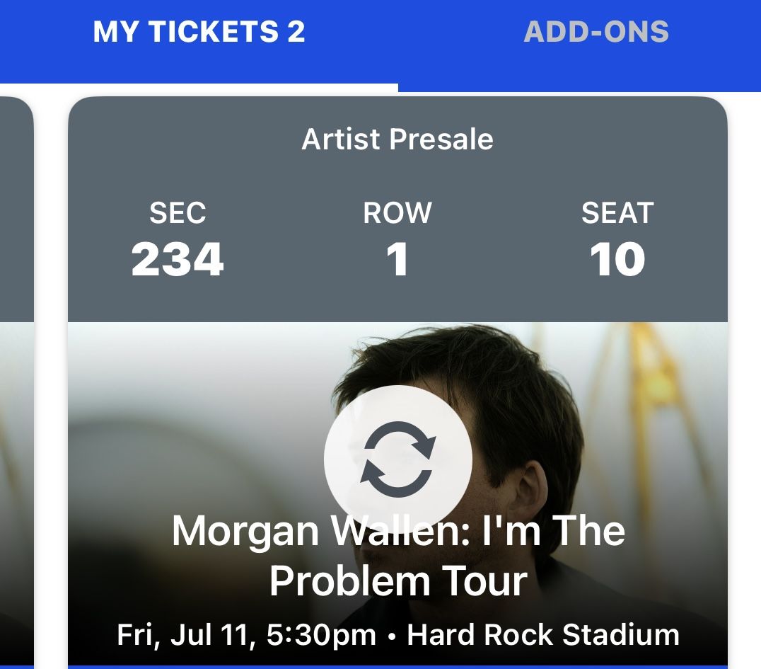 Morgan Wallen Club Level