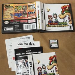 Mario & Luigi: Bowser's Inside Story (Nintendo DS, 2009) Tested Complete