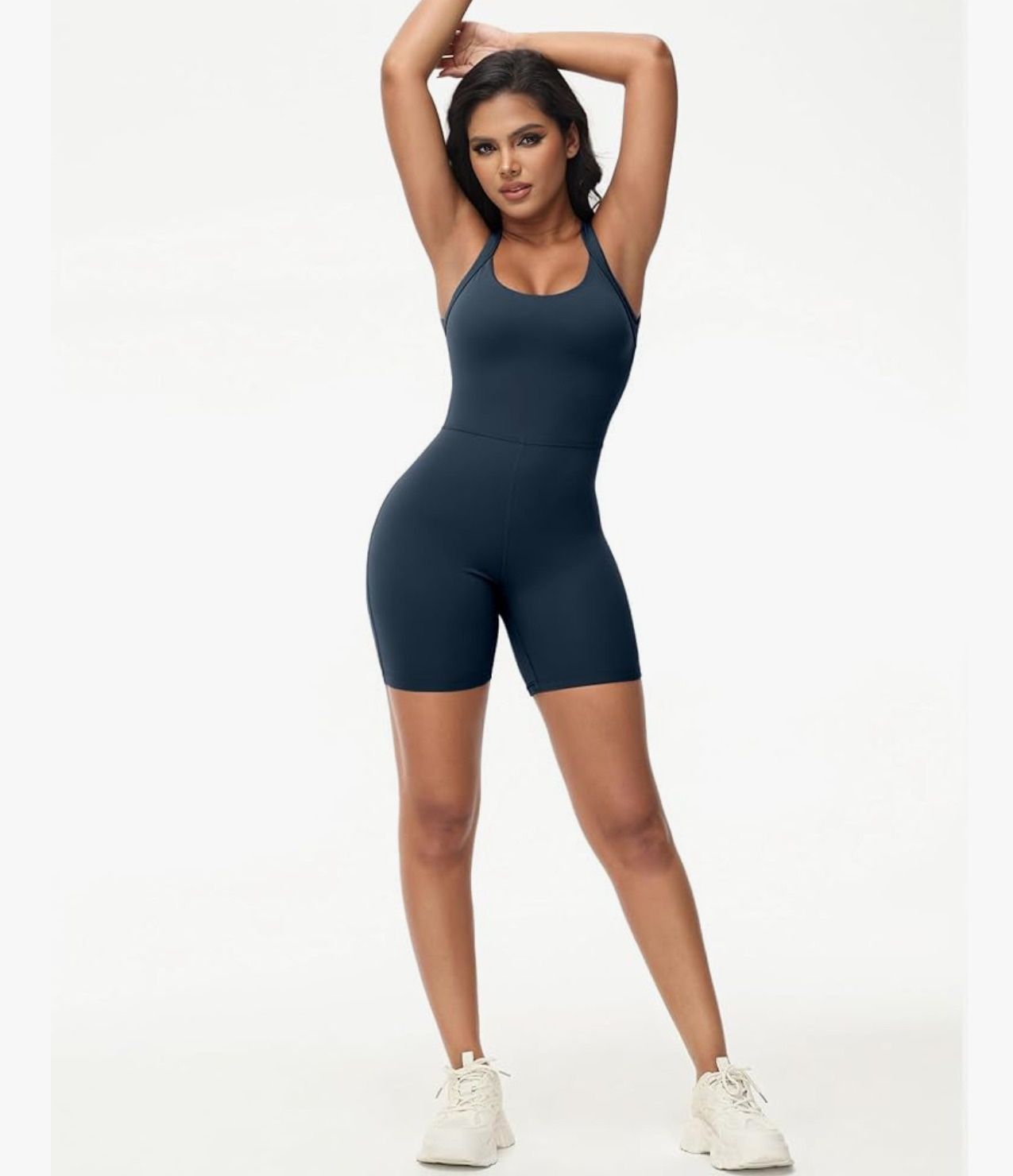 Wenlia Women's One Piece Jumpsuits Shorts Sleeveless