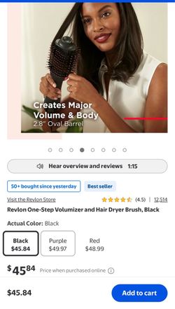 Revlon One-Step Volumizer and Hair Dryer Brush