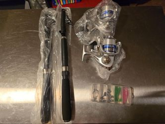 2 SETS OF TELESCOPIC FISHING RODS - $35