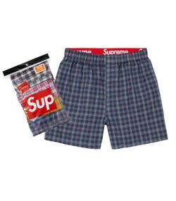 Supreme Hanes Plaid Boxers (4 Pack) Multicolor