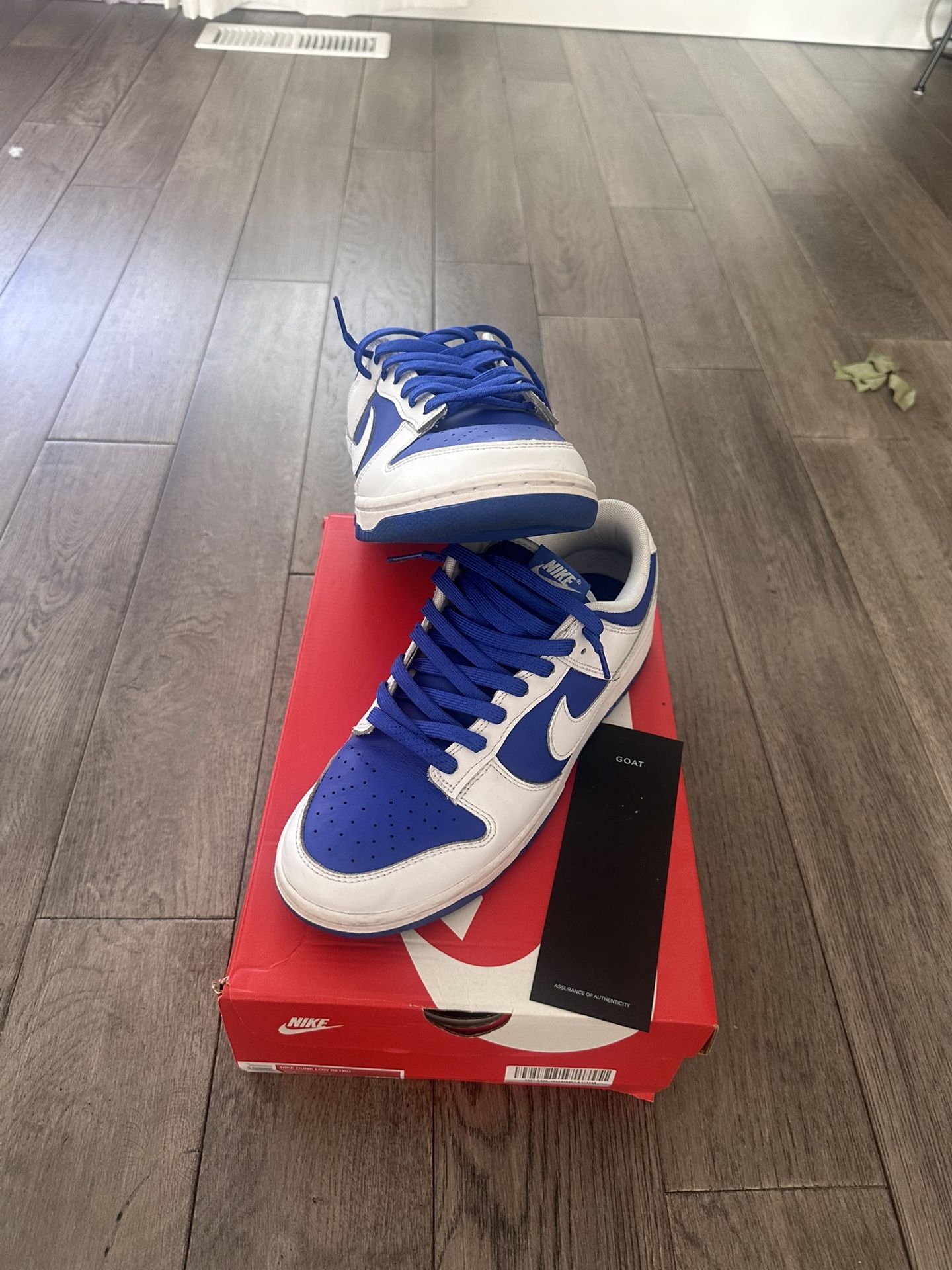 Nike Dunk Low ‘Racer Blue White’ Size 9.5M