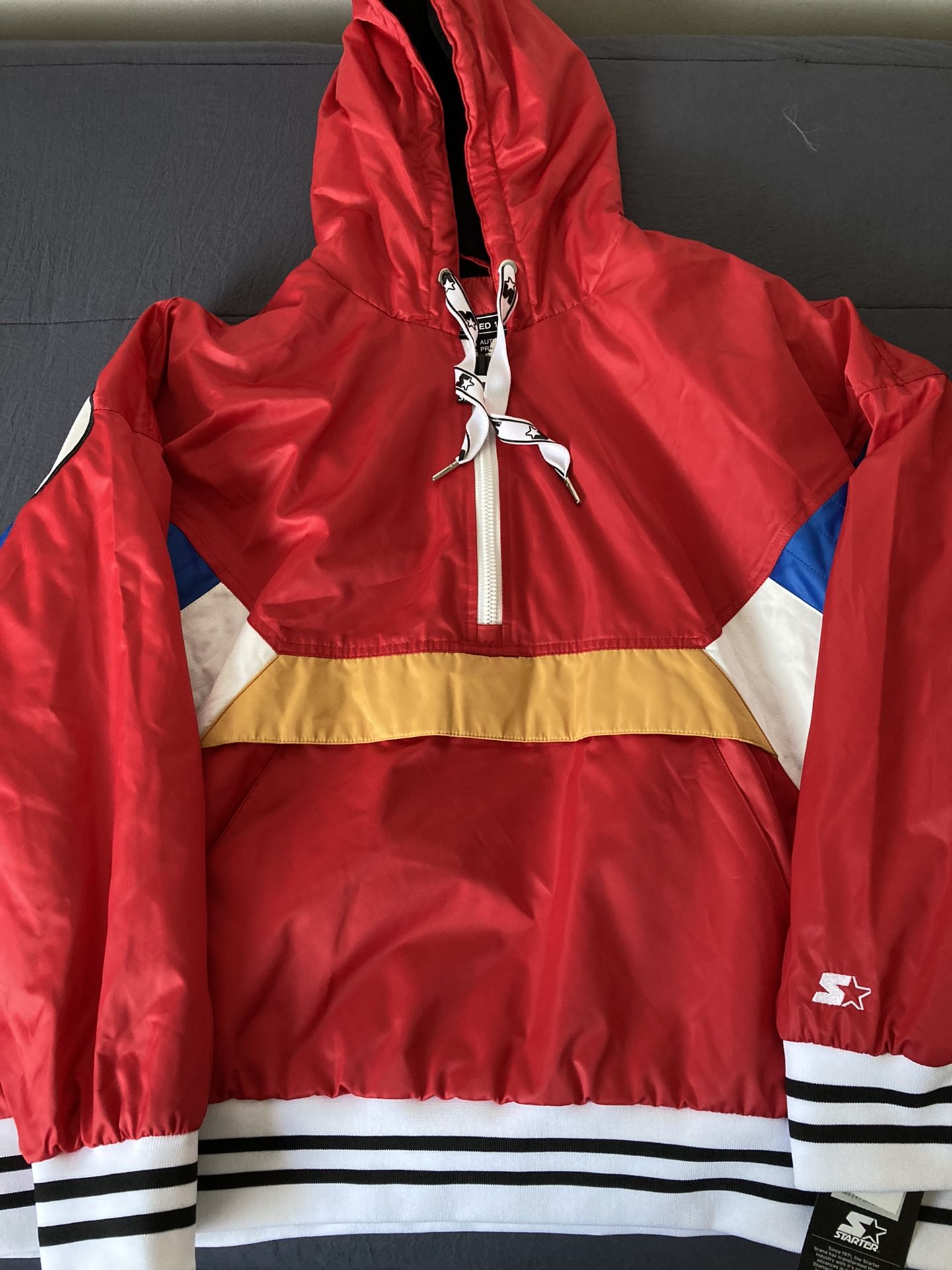 Women Starter Jacket Black Label Size XL